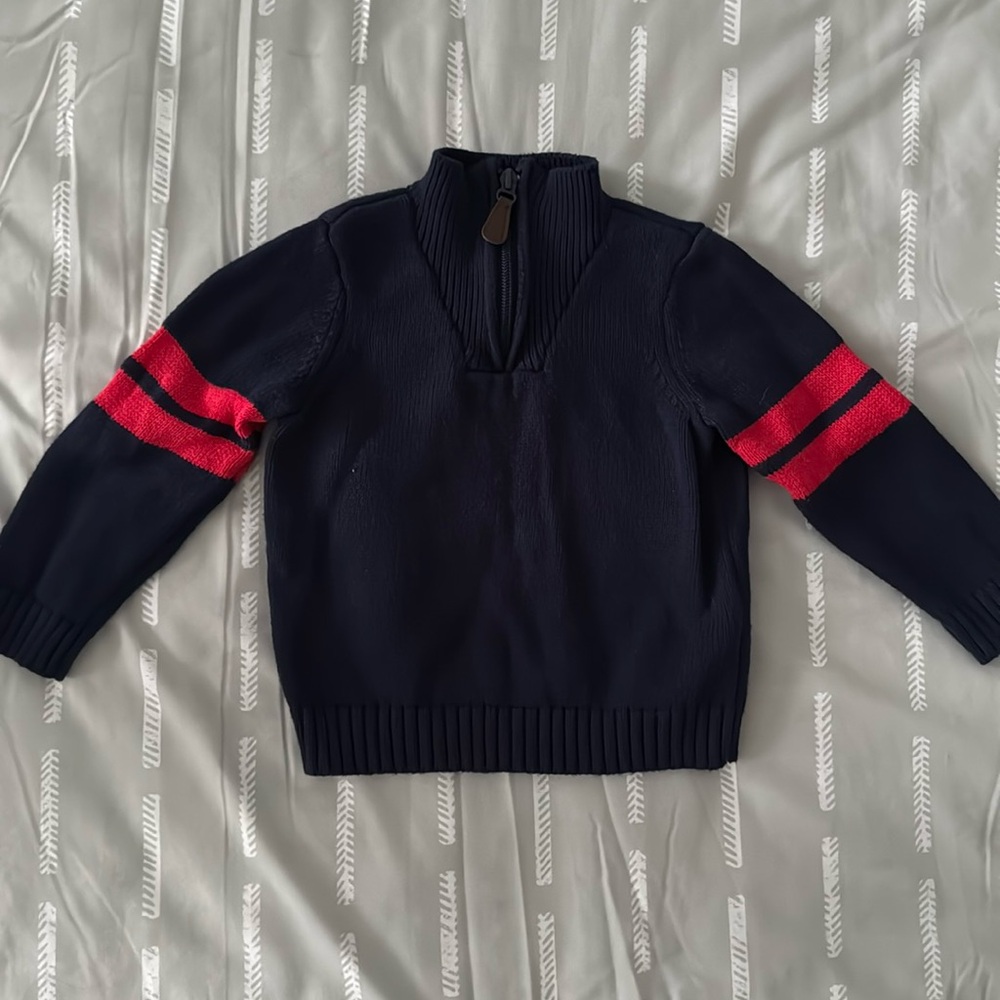 Janie & Jack Half-Zip Sweater